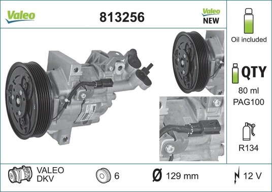 AC kompressor VALEO 813256 AC kompressor VALEO 813256