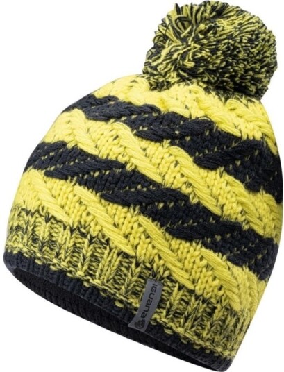 Iguana Unisex Winter Hat Iguana Kagu Lime-Gray With Fleece