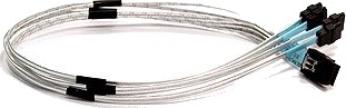Supermicro Ipass To 4 Sata Cross-Over Cable, 50Cm, Pb-Free, 0,5 M, Sølv