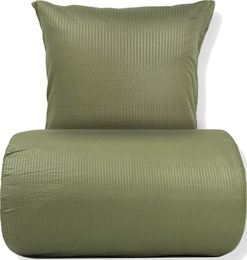 In Style Sengetøy 150x210 cm   Kreppsengetøy   Microfiber   Grønn krepp