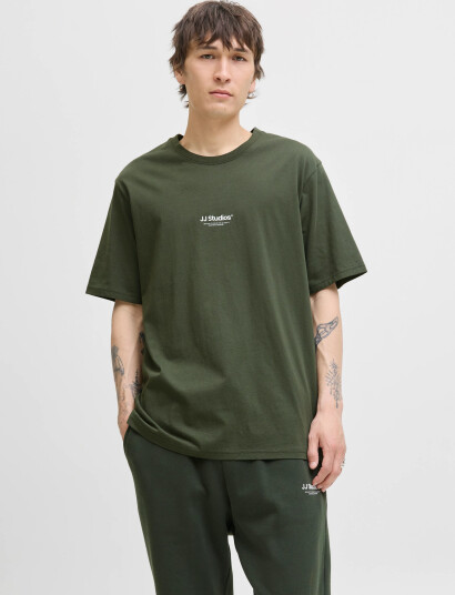 Jack & Jones Jjesoho Tee Ss Crew Neck Noos - Green - XS