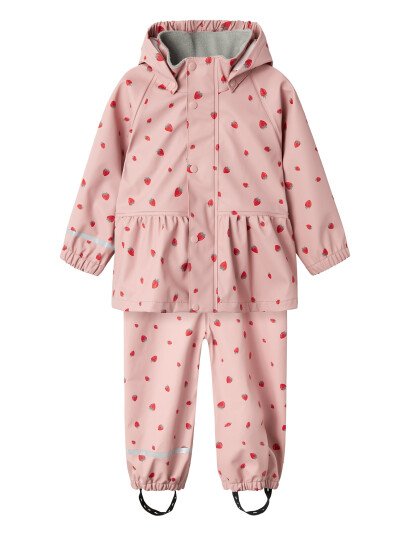Name It Nmfdry10 Rain Set Aop Fo Pink 98