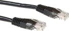 ACT Nettverkskabel Cat5E UTP 7,0 m Sort