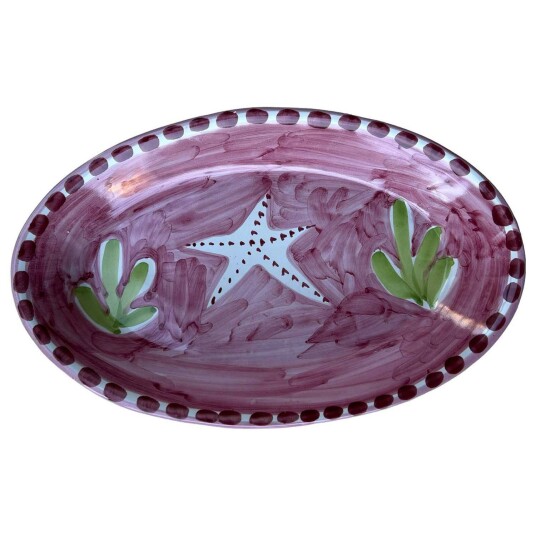Piccola Home Amalfi Serveringsfat 26 cm Rosa