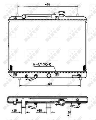 Radiator NRF 53208