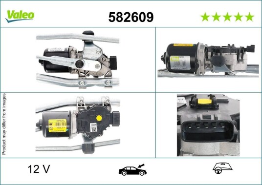 VALEO 582609 Vindusviskermotor