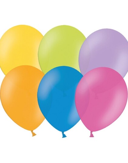 Partydeco 100 stk 30 cm MEGAPACK Ballonger i Assorterte Farger