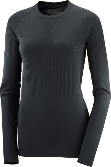 Salomon Sense Ls Tee W Deep Black L