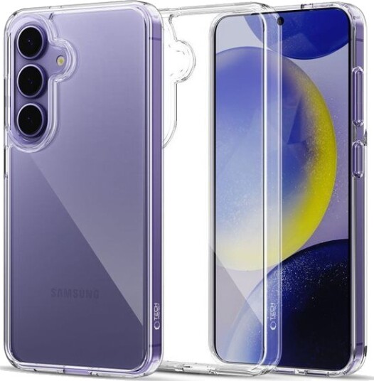 Tech-Protect Flexair Mobildeksel for Samsung Galaxy S25 Gjennomsiktig