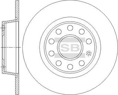 Bremseskive Hi Q SD5411