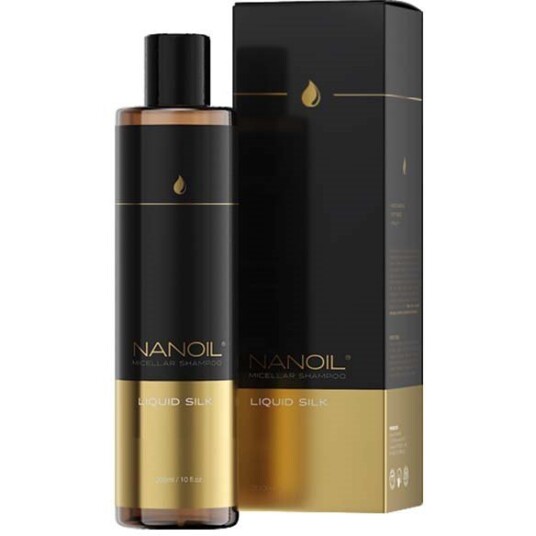 Nanoil Micellar Sjampo med Silke 300 ml - Anti-frizz & Fargebevarende
