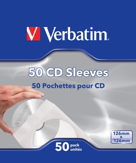 VERBATIM papirkonv. for CD 50 stk Retail forpakning