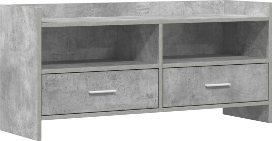  TV skap 100 x 33 x 47 cm Betonggrå Konstruert tre