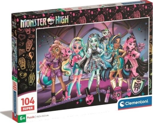 Clementoni Puzzle Monster High 104 pieces 2D Puslespill