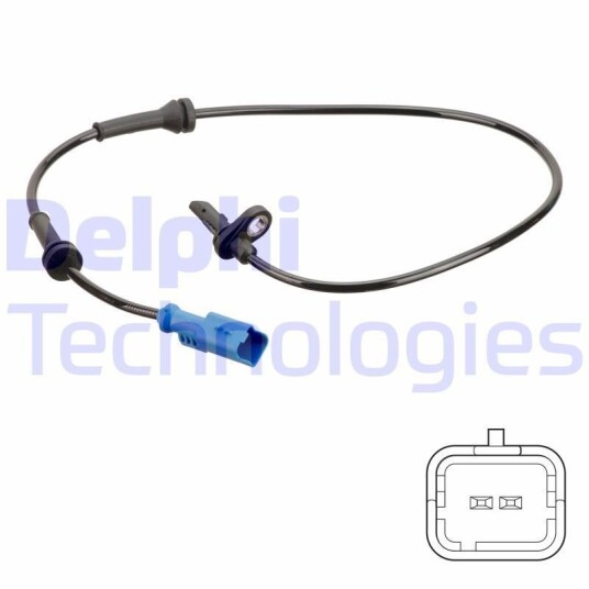 Sensor, ABS DELPHI SS20748
