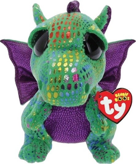 Ty Beanie Boos Cinder Grønn Dragebamse 42 cm