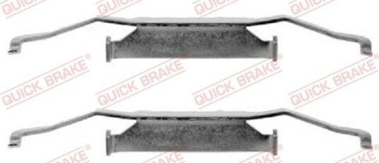 Tilbehørsett, skivebremse belegg QUICK BRAKE 109-1054