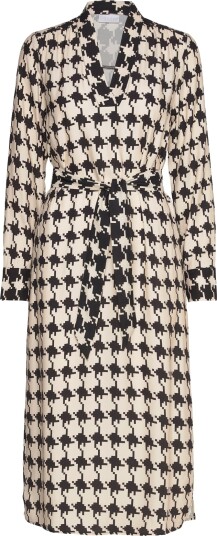 Coster Copenhagen | Long Dress In Houndstooth Print | 34