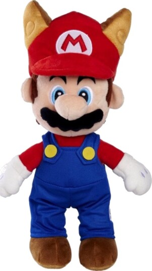 Super Mario Raccoon Kosedyr 30 cm Super Mario Raccoon Kosedyr 30 cm