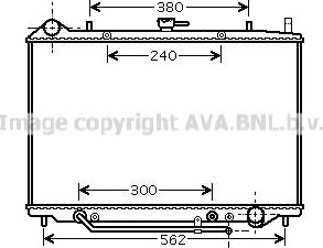 PRASCO OL2455 Radiator motorkjøling