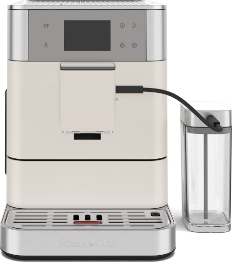 KitchenAid KF7 Helautomatisk Espressomaskin Hvit Metall KitchenAid KF7 Helautomatisk Espressomaskin Hvit Metall
