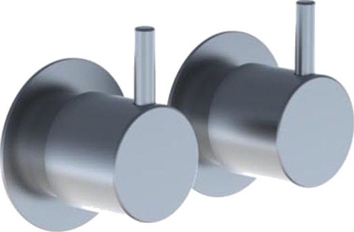 Vola Badekarbatteri 701 Messing Natur