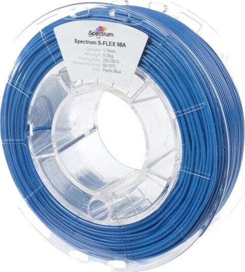 Spectrum S-Flex 98A Filament 1.75 mm 250 g Pacific Blue 80525