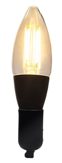 Denver Lbf-201 Led-Filamentlyspære Form: C35 E14 4.9 W Varmt Hvitt Lys 1800-2700 K