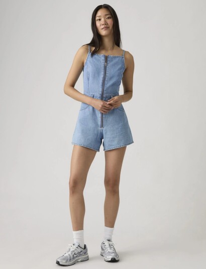 Levi"s® Sqaure Neck Romper I Will Blue M