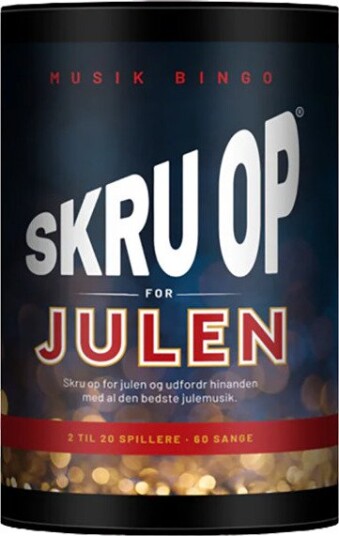Skru Op Musik Bingo Brettspill 15+ År Julestemning