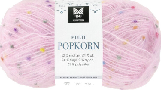Dale Garn Dale Garn Multi Popkorn Rosa 505 50g