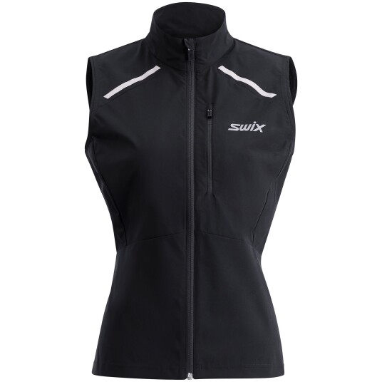 Swix Women's Pace Wind Vest Black XL, Black Swix Women's Pace Wind Vest Black XL, Black