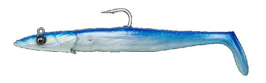 SG SANDEEL V2 23.5CM 175G BLUE PEARL SILVER 2+1