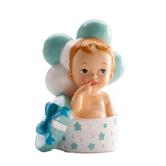 Kaketopp Baby Gutt i Gave 10cm Kaketopp Baby Gutt i Gave 10cm