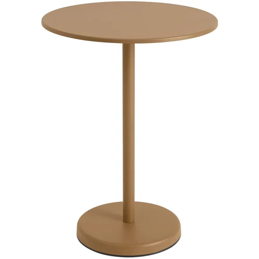 Muuto Linear Steel Barbord Ø70 h: 95 cm Burnt Orange Muuto Linear Steel Barbord Ø70 h: 95 cm Burnt Orange