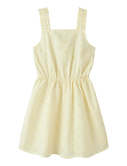Name It Nkfvioleta Strap Dress Yellow 164