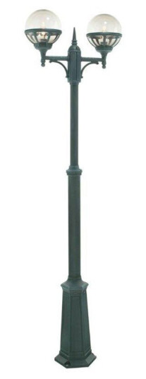 Norlys Bologna Utendørs Parklampe 2 lyktehoder Hvit, Ingen