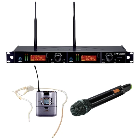 Jts Uf-20r/mix Trådløst System 2-Kanals Trådløst System, Hånd+hodebøyle