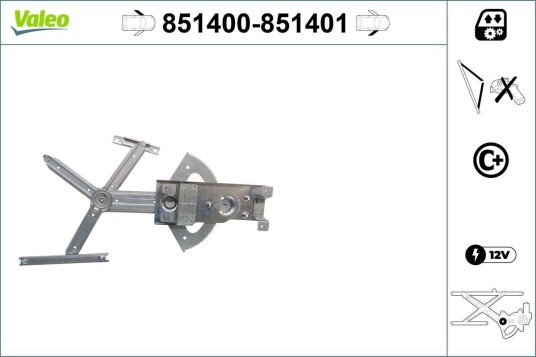 Vindusheis VALEO 851400