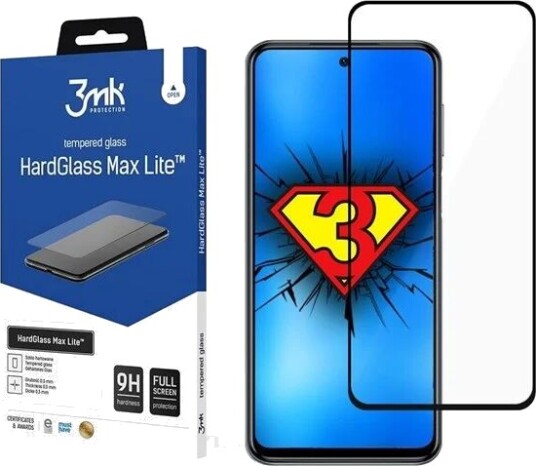 3Mk HardGlass Max Lite Skjermbeskytter for Xiaomi Redmi Note 10S / 10 4G