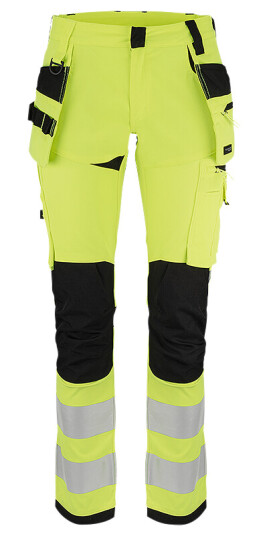 Texstar WP53120991140 Arbeidsbukse Hi-Vis gul/svart Hi-Vis gul/svart, Klær