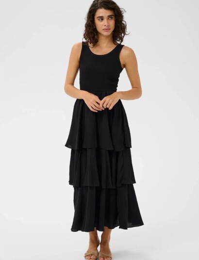 Kaffe Kaerika Dress Black L Kaffe Kaerika Dress Black L