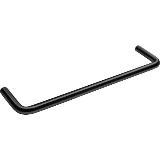 D Line håndklestang 30 cm børstet sort Sort krom