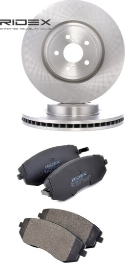 Bremseskiver og -klosser RIDEX 3405B2641