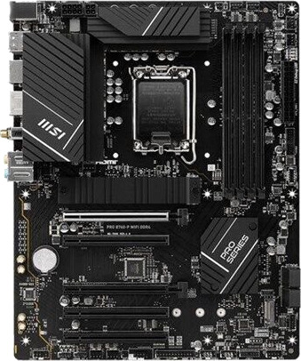 MSI PRO B760-P Hovedkort ATX med Wi-Fi 6E og DDR4-minne MSI PRO B760-P Hovedkort ATX med Wi-Fi 6E og DDR4-minne