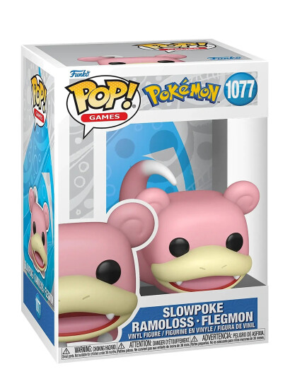 Funko Pop Pokemon Slowpoke Figur - Rosa