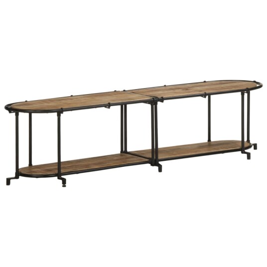 TV benk 160x42x40 cm grov heltre mango