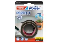 TESA extra Power Perfect, 2,75 m, Sort, Stoff, Fotoark kartong, Papir, 38 mm, Hengende boks