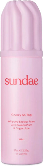 Sundae Body Mini Cherry On Top Whipped Shower Foam Pink 97 ML