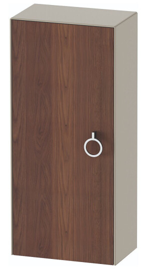 Duravit White Tulip Halvhøyskap 40x24x88 cm Valnøtt/Taupe Matt
